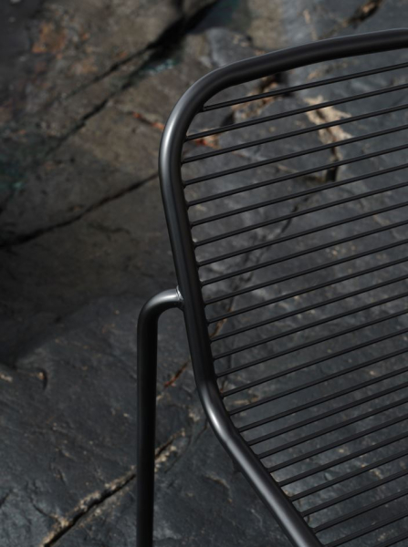 Vig Outdoor Liegestuhl schwarz